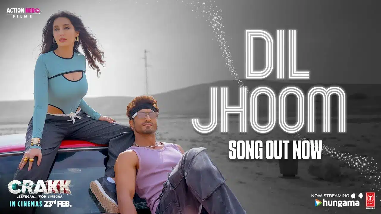 Dil Jhoom Lyrics in Hindi | दिल झूम, CRAKK (2024)